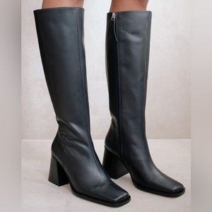 Alohas North Black Leather Boots